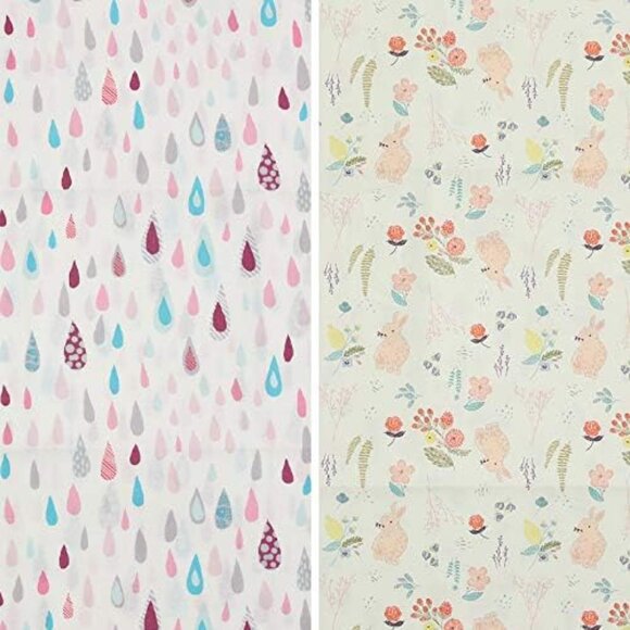 10pcs Cotton Print Quilting Fabric Bundle in 06-Star Pattern, Quarter Size - Picture 7 of 7